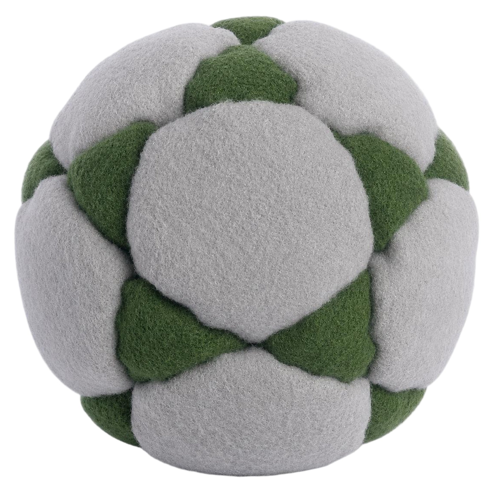 SIICCAR Hand-Sewn Footbags, 32 Panel Sand Filled Juggling Ball-GRAY