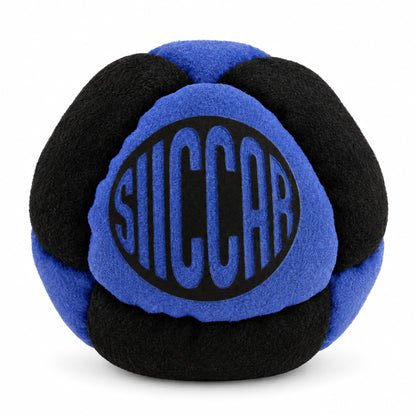 SIICCAR Hand-Sewn Footbag | 8 Panel Sand Filled |-Neon green + black
