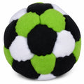 SIICCAR Hand-Sewn Footbags, 32 Panel Sand Filled Juggling Ball-BLACK GREEN